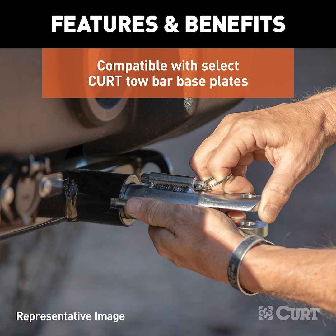 CURT Vehicle Baseplate Attachment Tab - Curt Tow Bar Baseplates – 70003