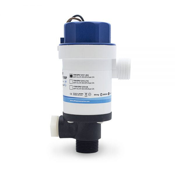 Albin 01-05-075 750-GPH Twin-Port Aerator Pump, 12V - image 2