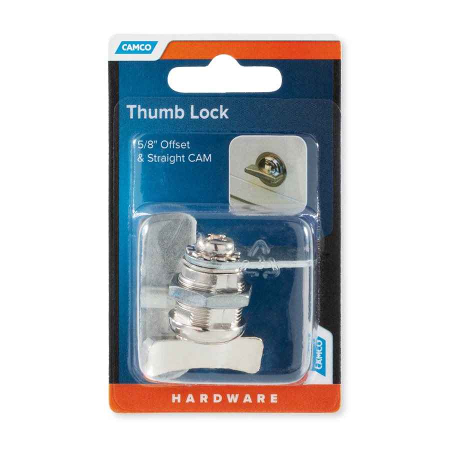 Camco 44333 5/8-Inch Thumb-Operated Baggage Cam Lock