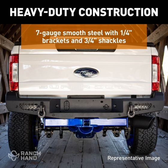 Ranch Hand MBC201BMSL Midnight Chevy HD Rear Bumper Assembly