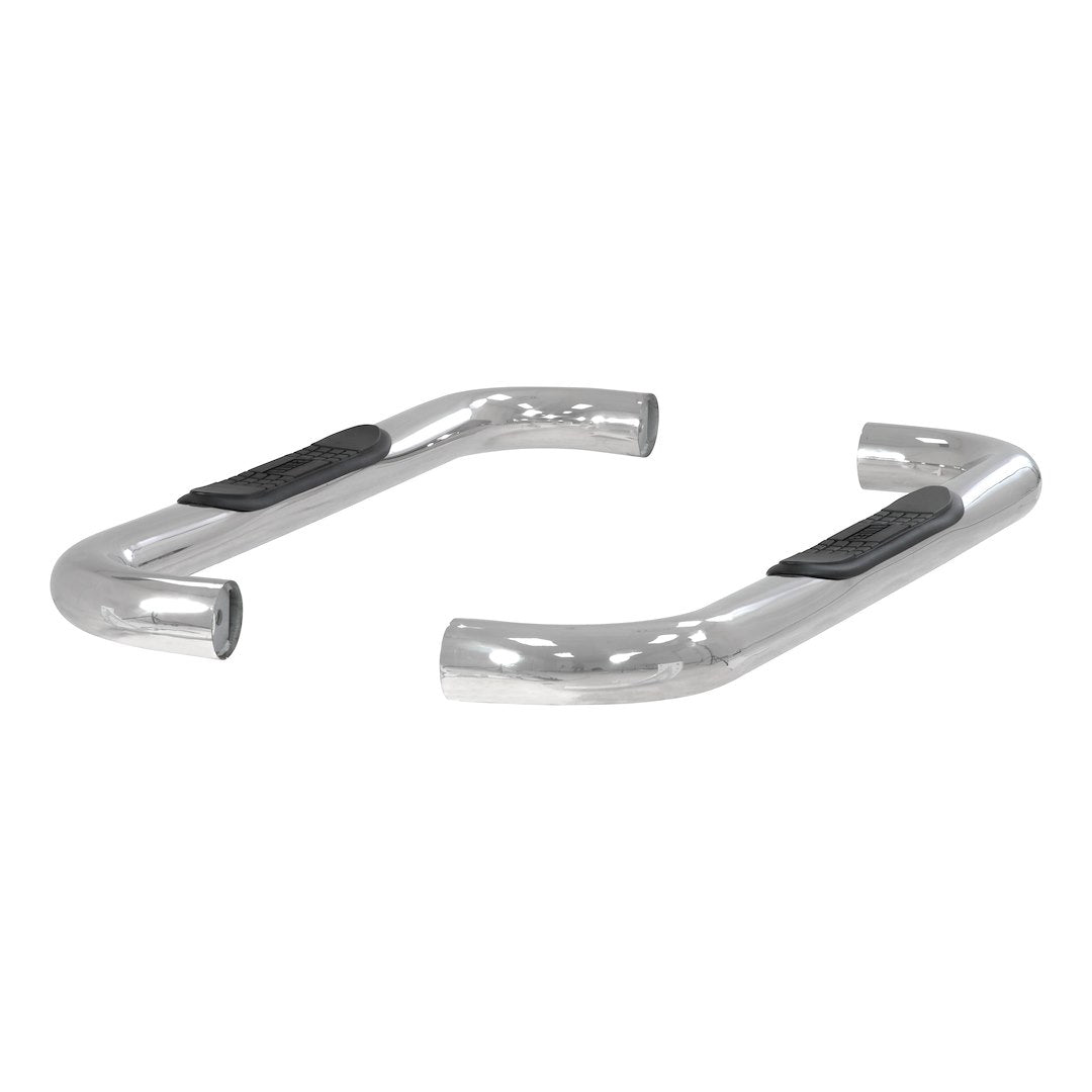 Aries 204018-2 Polished 3-Inch Side Steps With Non-Skid Pads - image 1