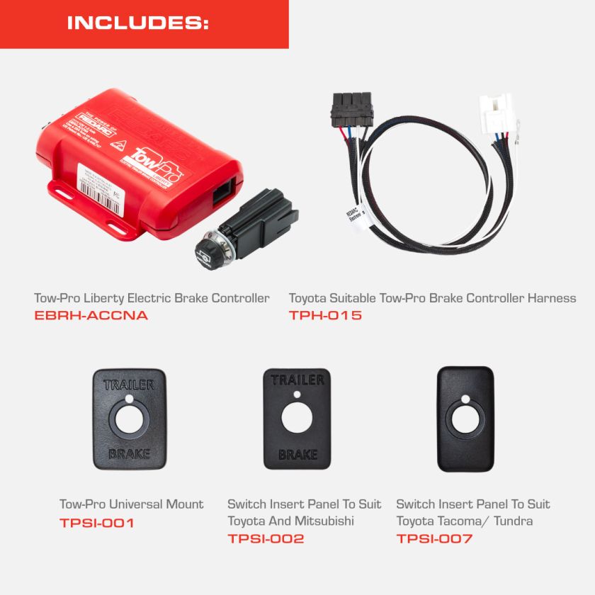 Redarc Ciktp-Na-003 Trailer Brake Control Mounting Kit - image 4