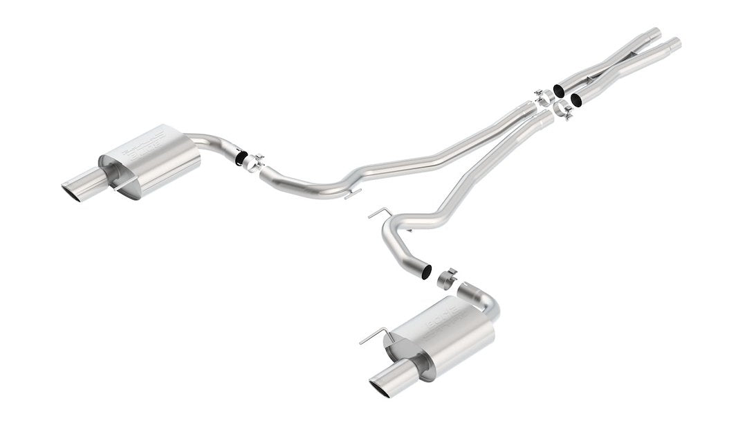 Borla 140590 Mustang GT S-Type Dual-Rear Cat-Back - image 1
