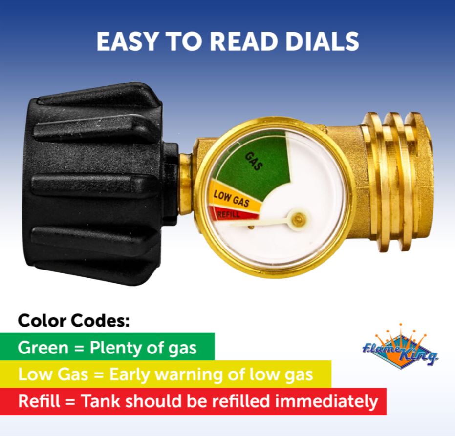 Flame King Ysn212b Propane Tank Gas Level Indicator - image 2