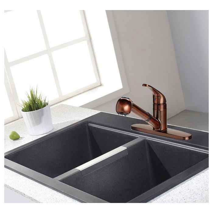 Empire Faucet Pull-Out Kitchen Faucet - Oil-Rubbed Bronze – SL1000ORB