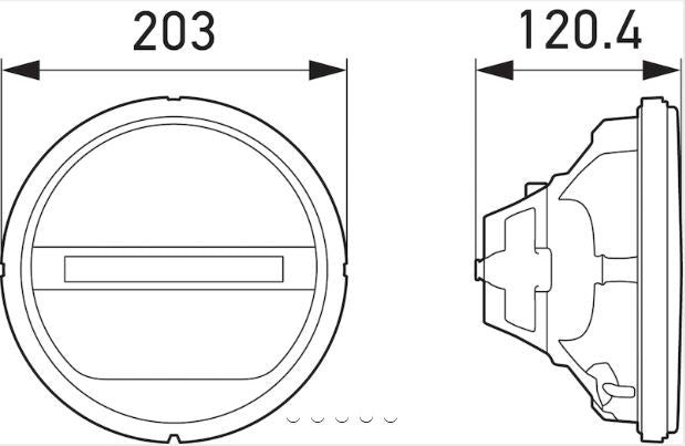 Hella 241430011 Rallye 4000 Lighting Insert