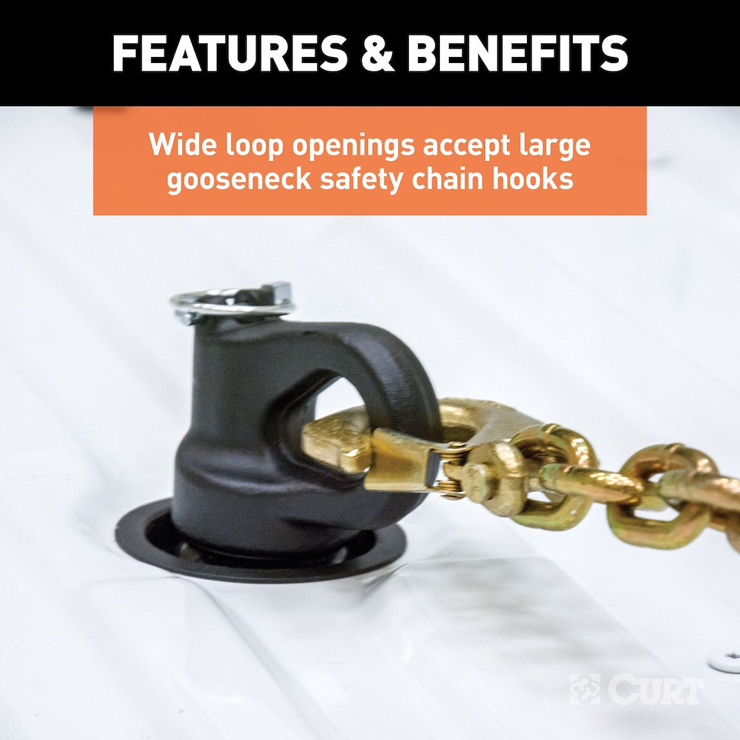Curt 60691 Trailer Safety Chain Anchor - image 4