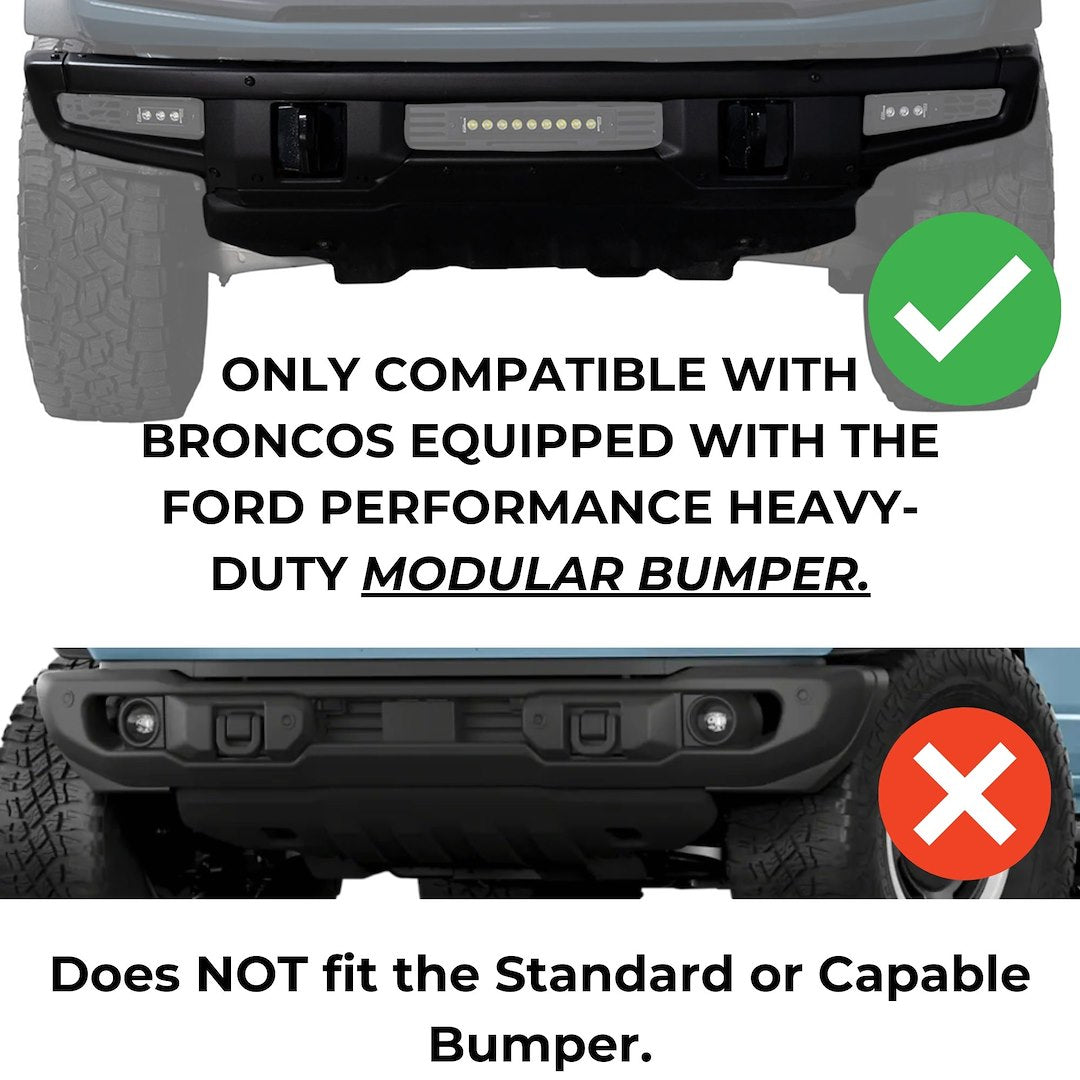 Putco 61500 Bronco Grille Protection Guard