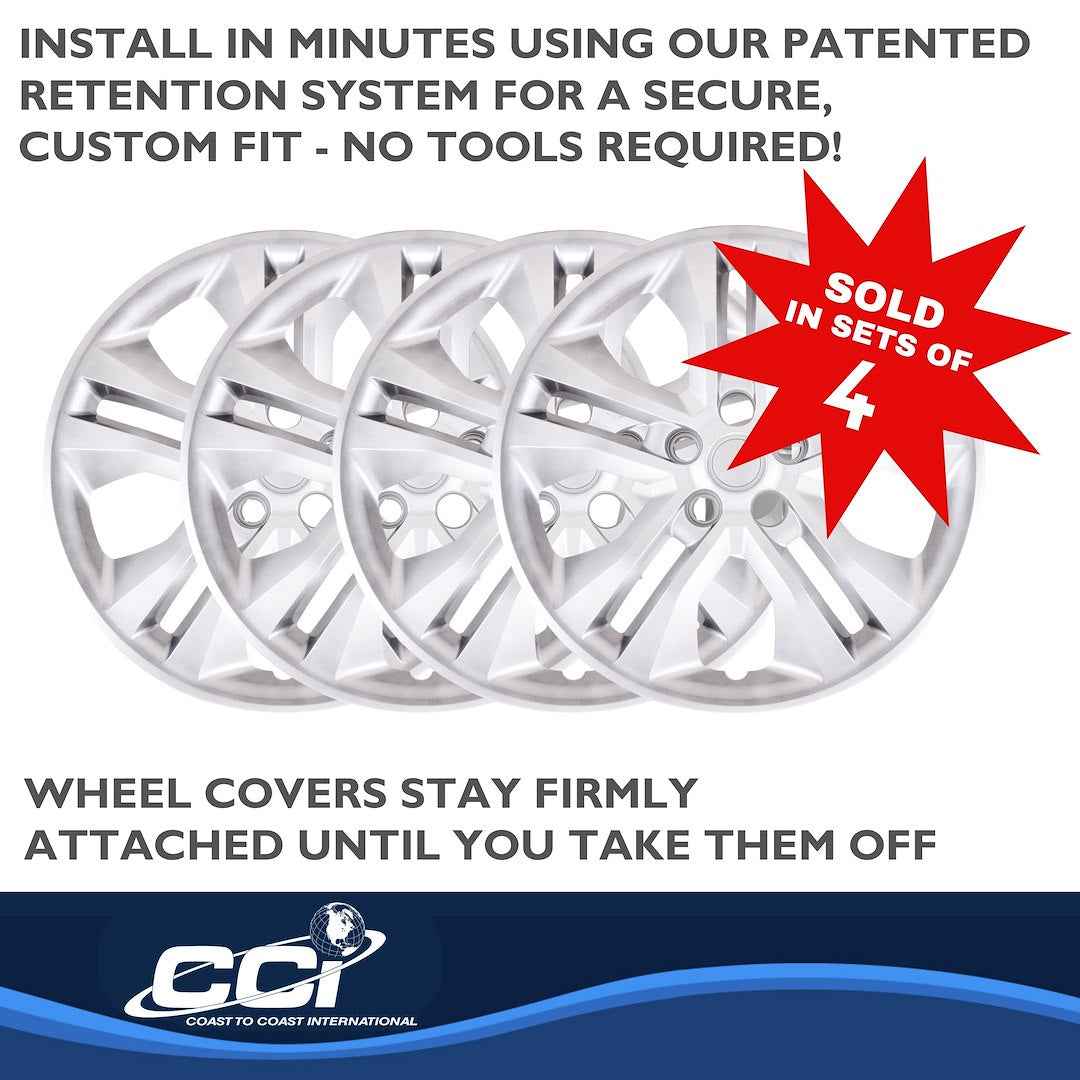 Coast To Coast 55017S Escape 17-Inch Silver Snap-On Set