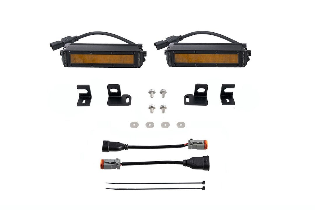 Diode Dynamics DD7932 SS6 Yellow Bumper Fog-Light Kit