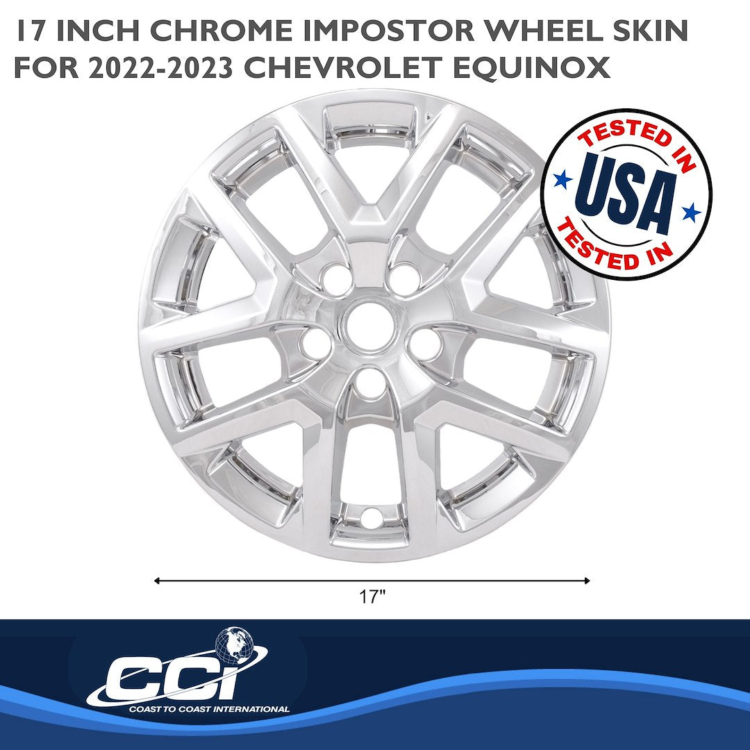 Coast To Coast IMP486X Equinox 17-Inch Impostor Chrome Cover - image 3