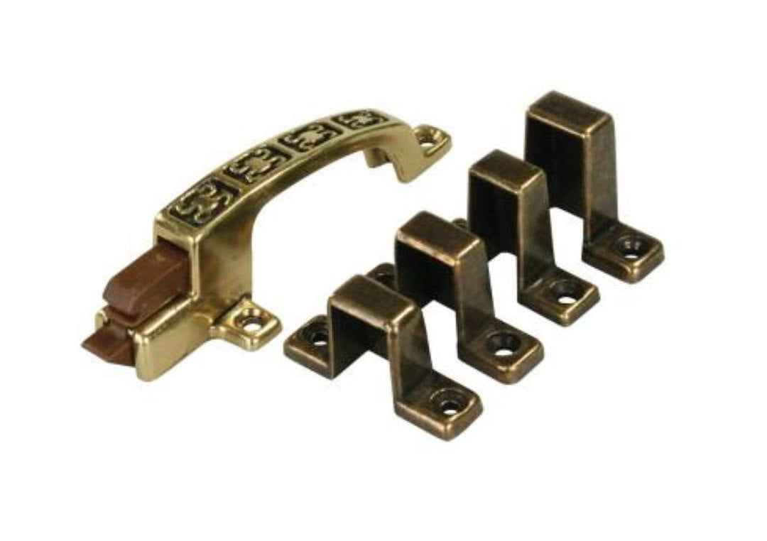 JR Products 70485 Gold Aluminum RV Cabinet Catch
