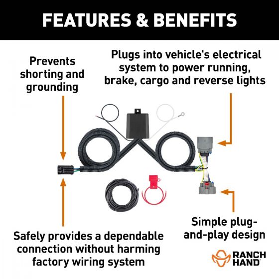 Ranch Hand RHE-10006 Legend Lighted-Rack Harness