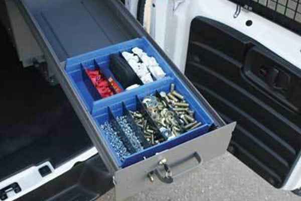 Holman 40140 Plastic Bin for Storage-Cabinet Drawers