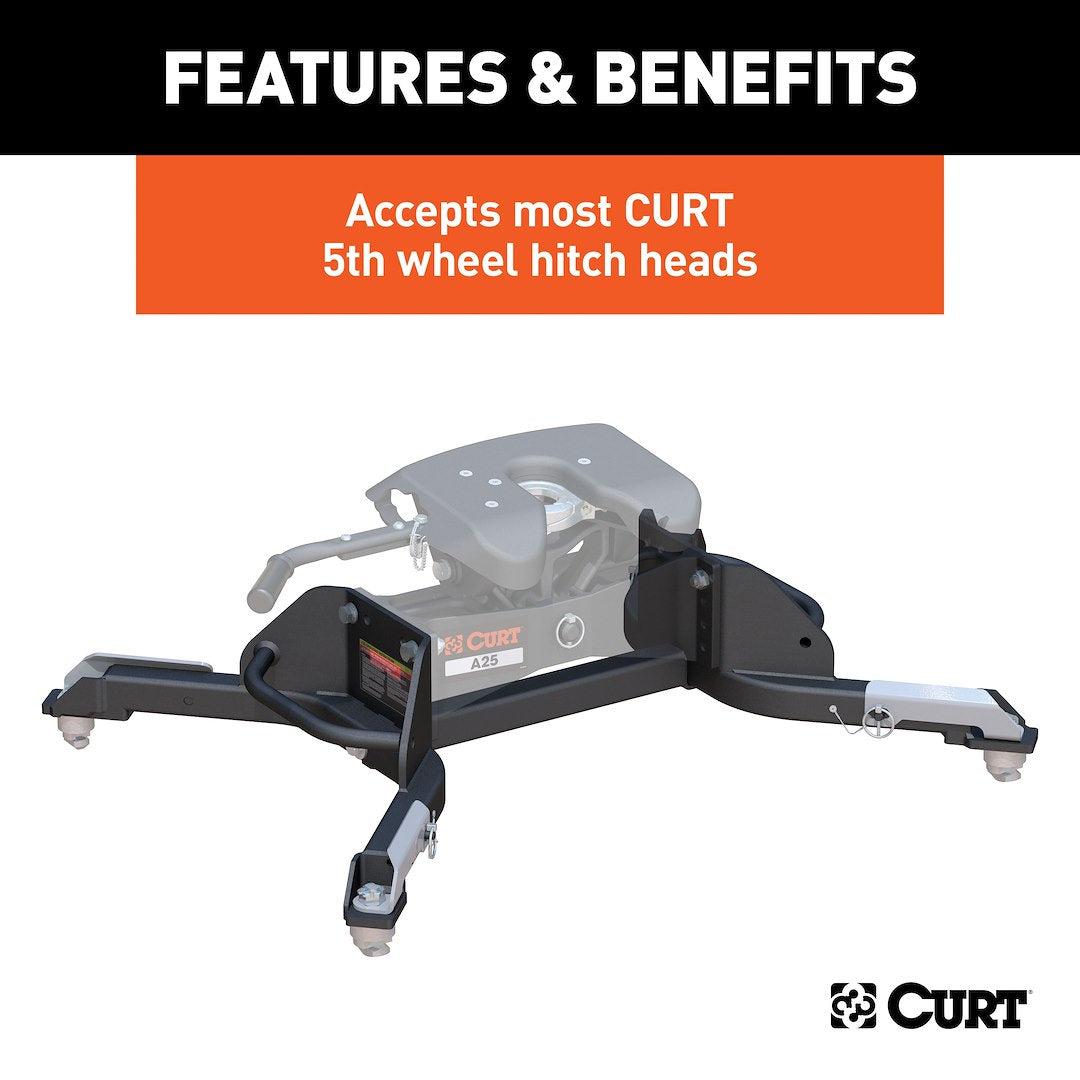 Curt 16021 Fifth Wheel Trailer Hitch Head Support - image 3