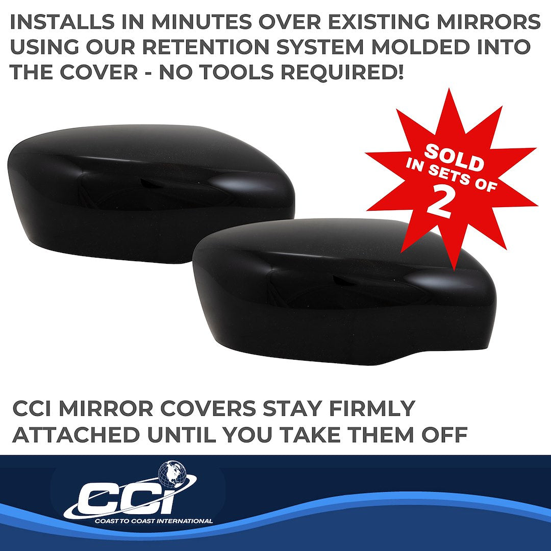 Coast To Coast MC67554RBK Frontier Full Replacement Mirror Trim Set - image 4