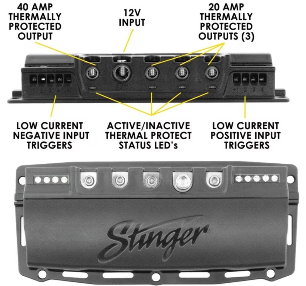Stinger SPXSH440 SwitchHUB Solid-State Relay Block