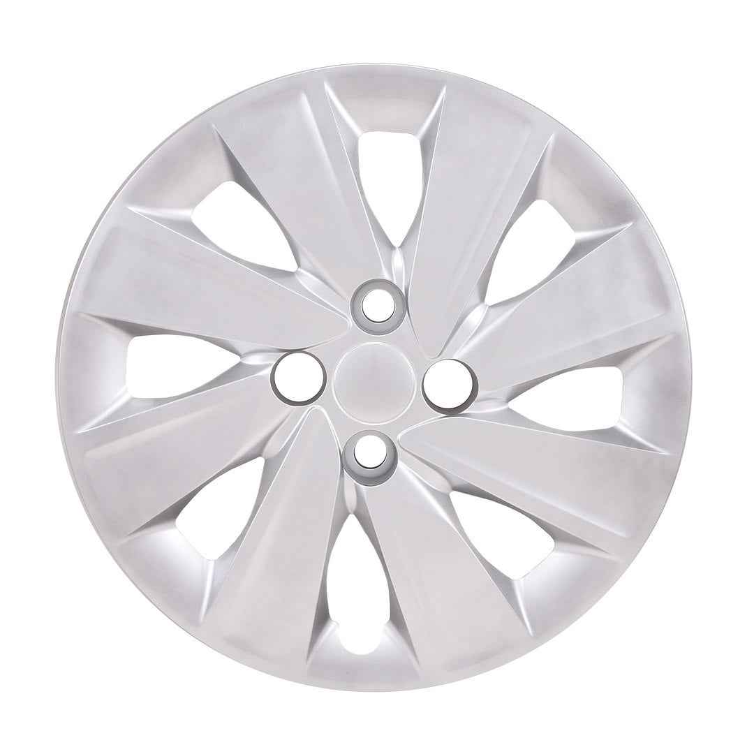 Coast To Coast 54915S Kia Rio 15-Inch Silver Snap-On Set