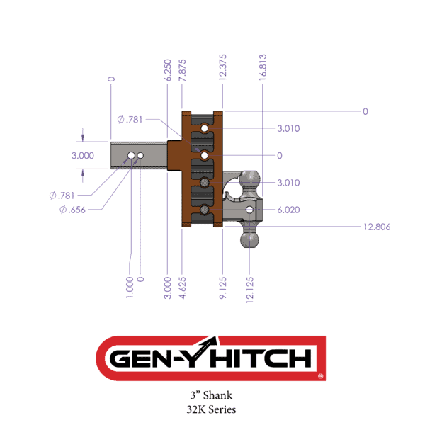 Gen-Y Hitch Gh-1623 Trailer Hitch Ball Mount - image 6