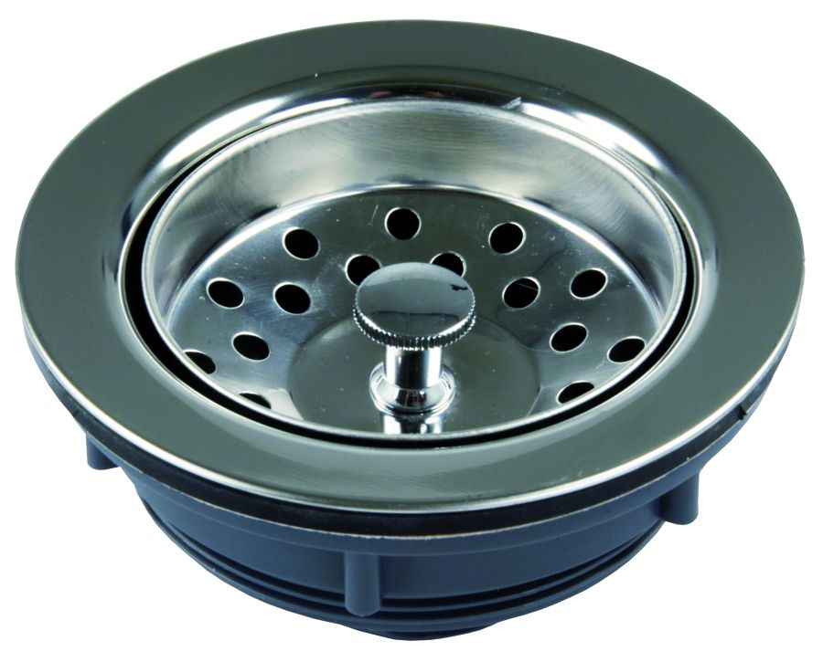 JR Products 95285 Push-In Plastic Strainer for 3-1/2–4-Inch Sinks