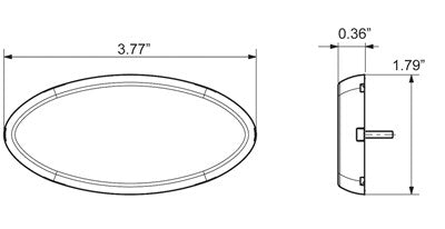 Optronics Mcl0030 Series 4 Inch Length X 2 Inch Width (Mcl0030abb)