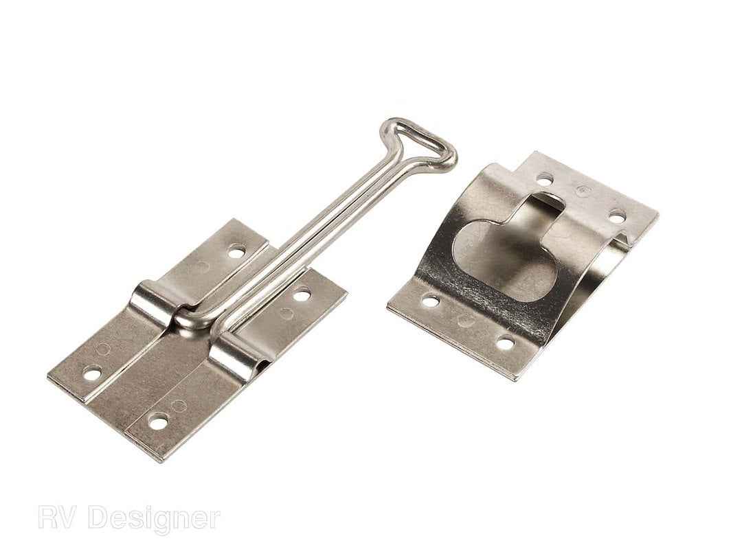 RV Designer E217 Zinc T-Style Entry-Door Stay, 4-Inch