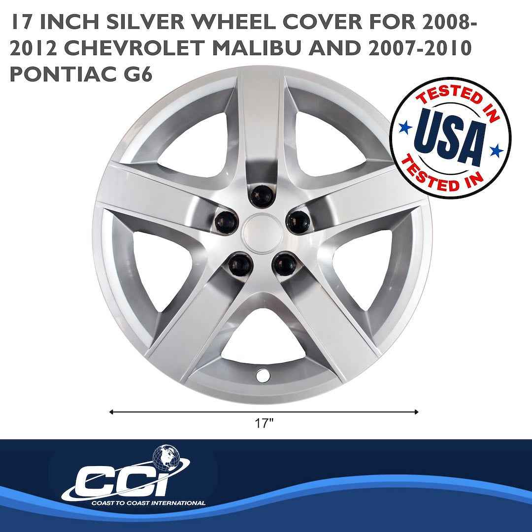 Coast To Coast 43517S Five-Spoke Steel-Wheel Covers for Malibu - image 2