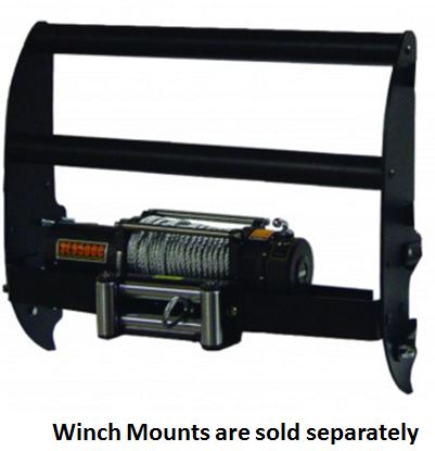 Go Industries 33647B Winch System Front Grille Guard