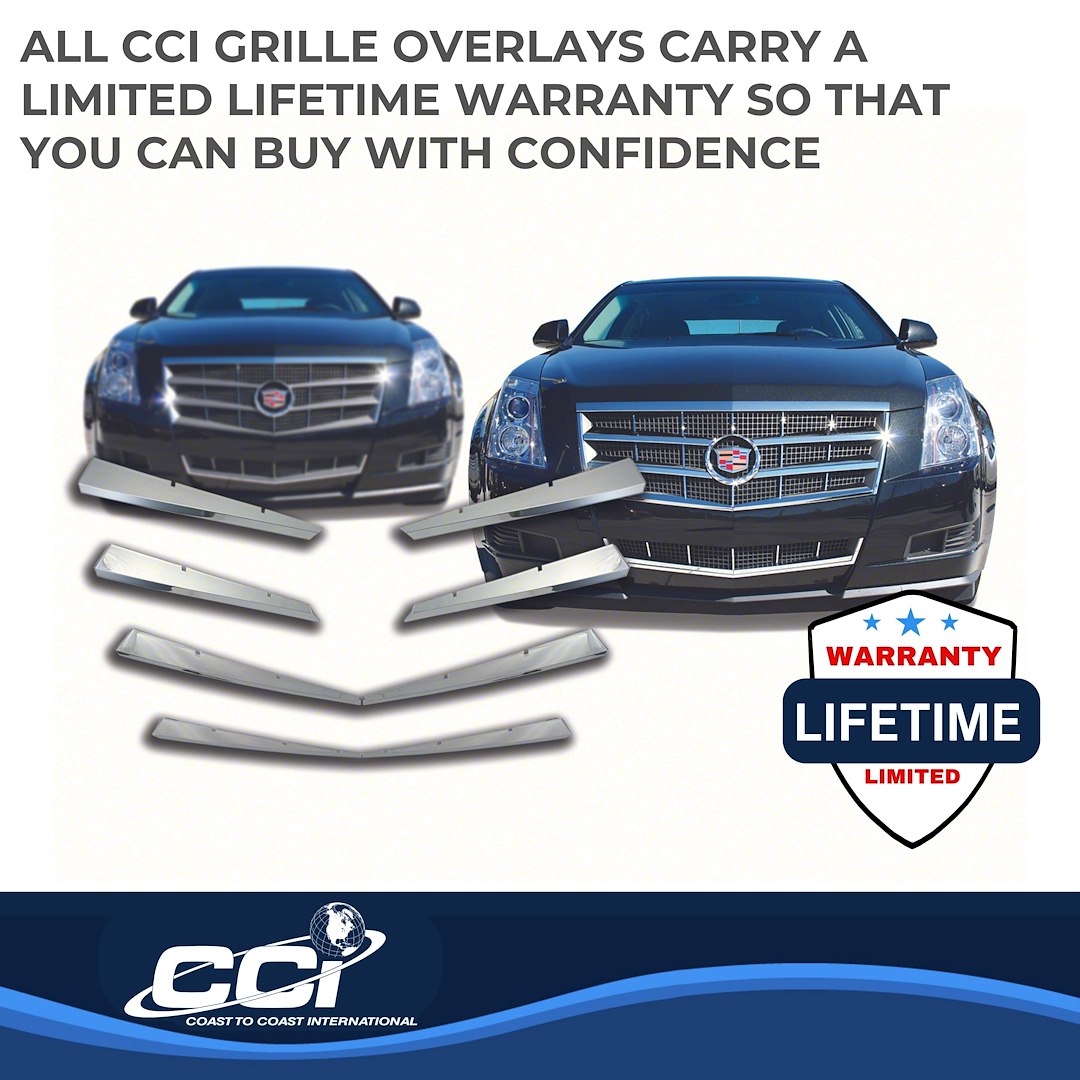 Coast To Coast GI76 CTS Chrome Horizontal Grille Trim - image 3