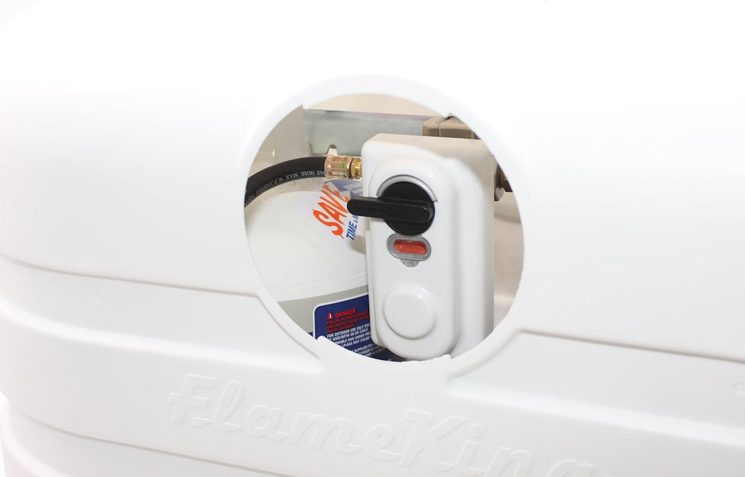 Flame King Ysn-Pcc-Rv30-Wht Propane Tank Cover - image 5