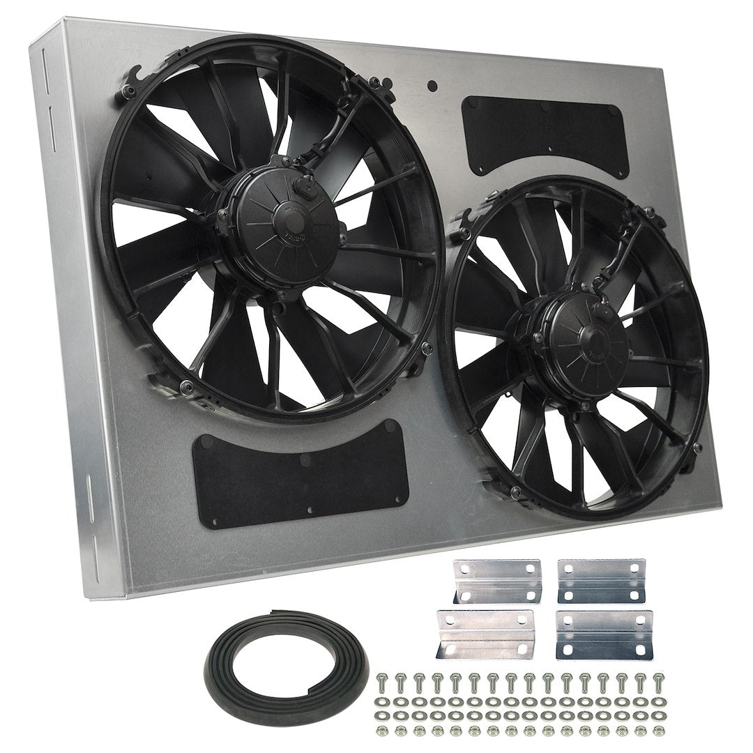 Derale 16842 Dual 12 in Puller-Fan Assembly - image 1