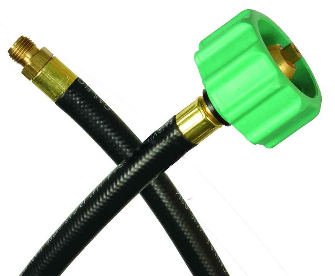 JR Products Propane Hose - 20 in, 1/4 in Diameter – 07-30745