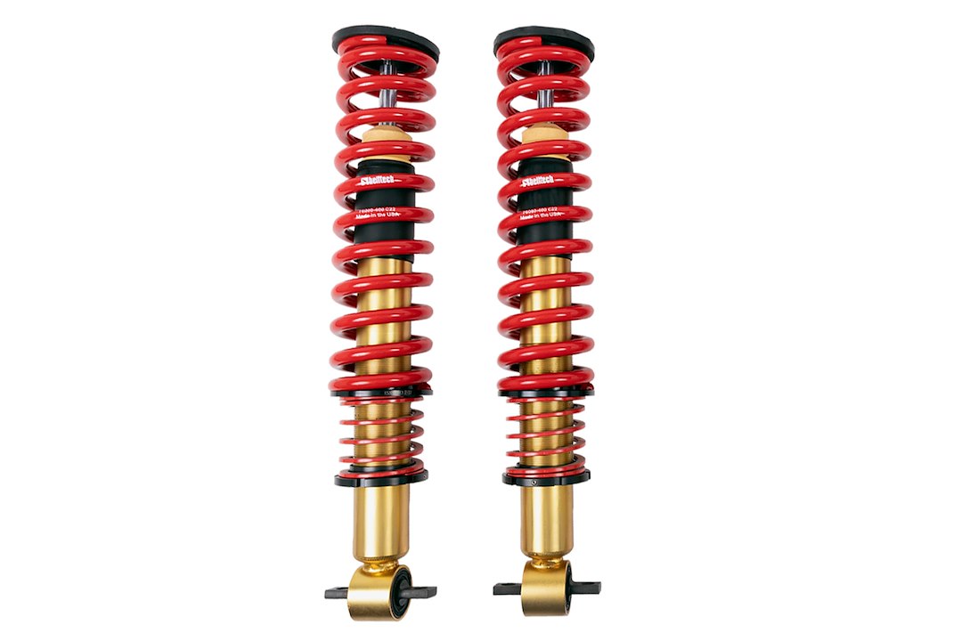 Belltech 15126 Adjustable Coilover, Silver Body/Red Spring - image 1