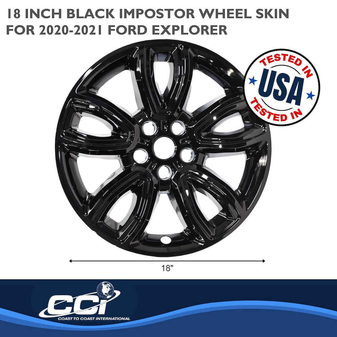 Coast To Coast IMP468BLK Explorer 18-Inch Snap-On Skins - image 2