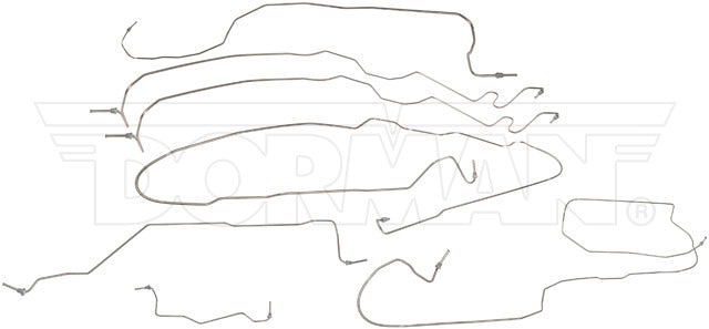 Dorman OE Solutions 919-124 Preformed Brake Lines with Fittings - image 1