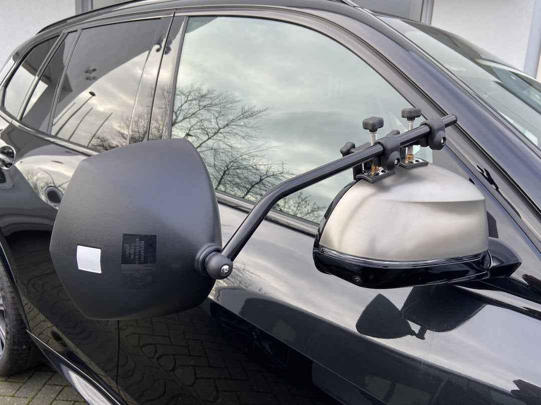 Milenco America Towing Mirror Pair - Rectangular, Black – MIL-6613