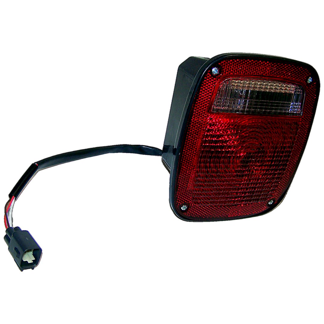 Crown Automotive 56018648AC Right Clear/Red Square Tail Lamp - image 2