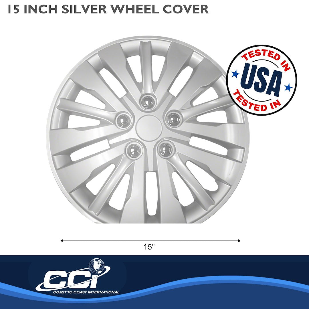 Coast To Coast 102815S Five-Spoke Wheel-Cover Set for Steel Wheels - image 2