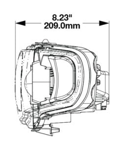J.W. Speaker 0562551 9600 Peterbilt Replacement LED Headlamp