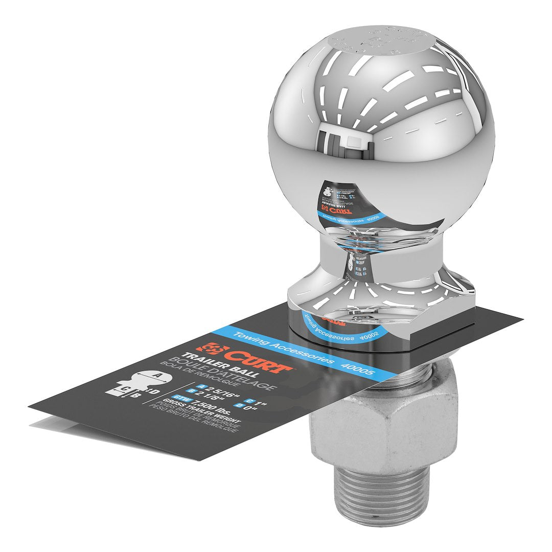 Curt 40005 Trailer Hitch Ball - image 2