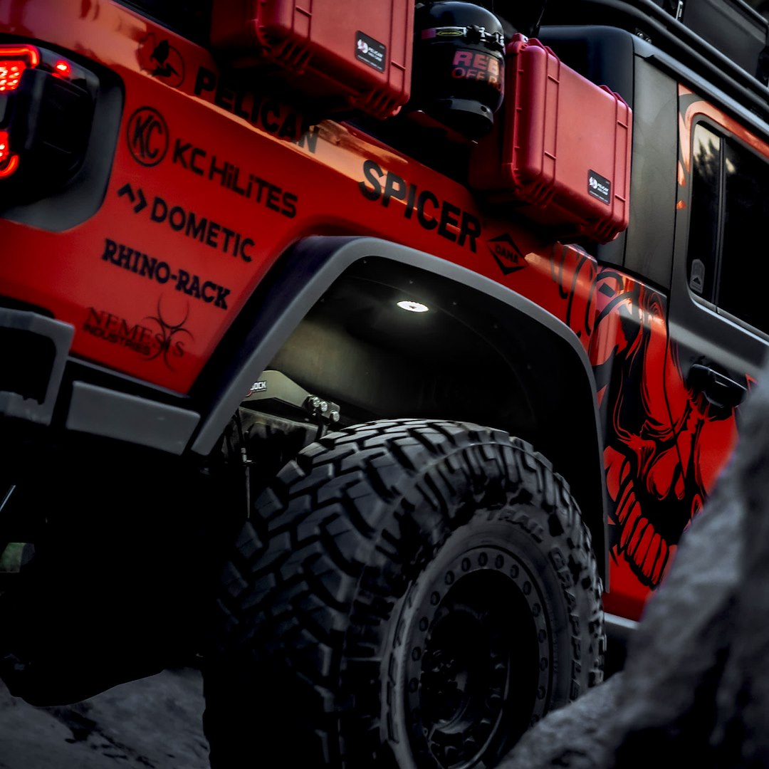 KC Hilites 91040 Cyclone V2 LED Rock-Lamp Set