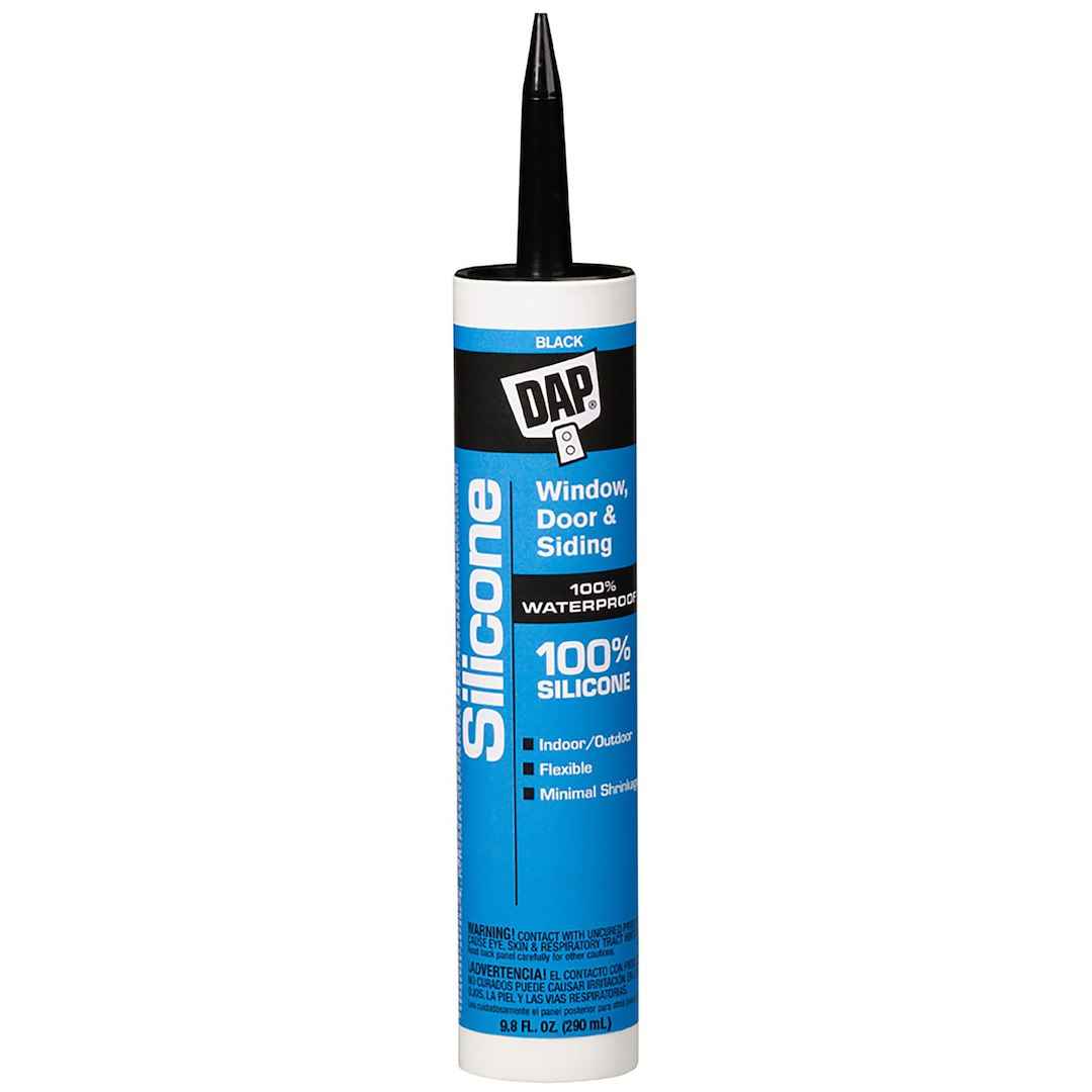DAP 7079808642 Black All-Purpose Silicone Sealant, 10.1 oz