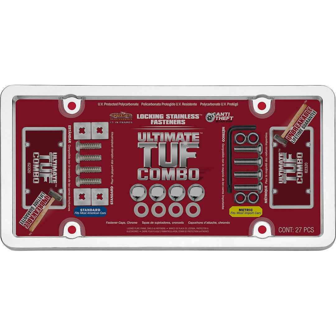 Cruiser License Plate Frame - Tuf Bubble Shield, Automotive – 62320