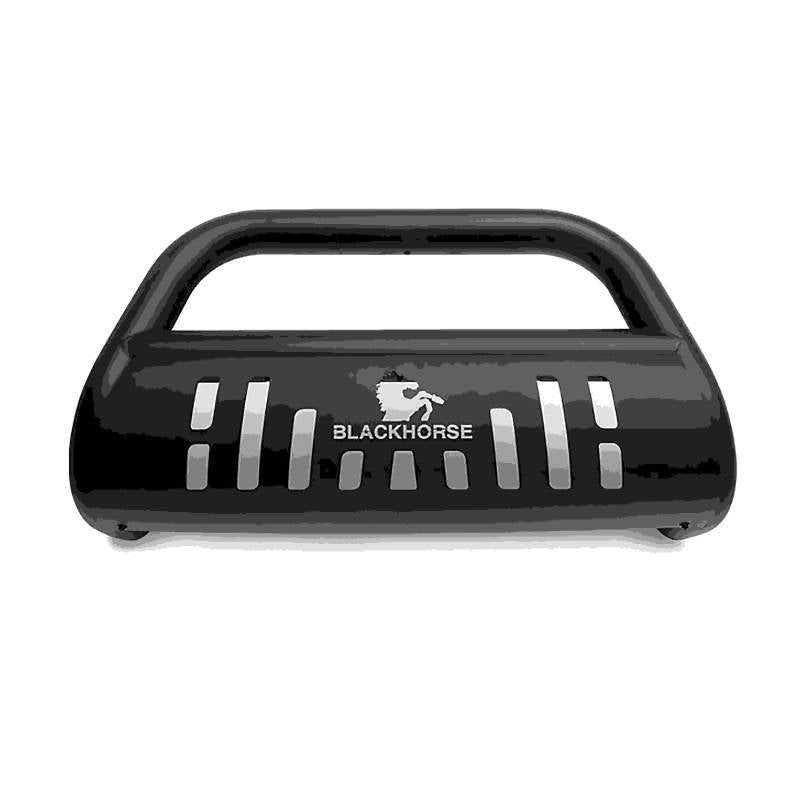 Black Horse Offroad CBB-C6502SP Frontier Matte-Black Bull Bar and Skid Plate - image 1