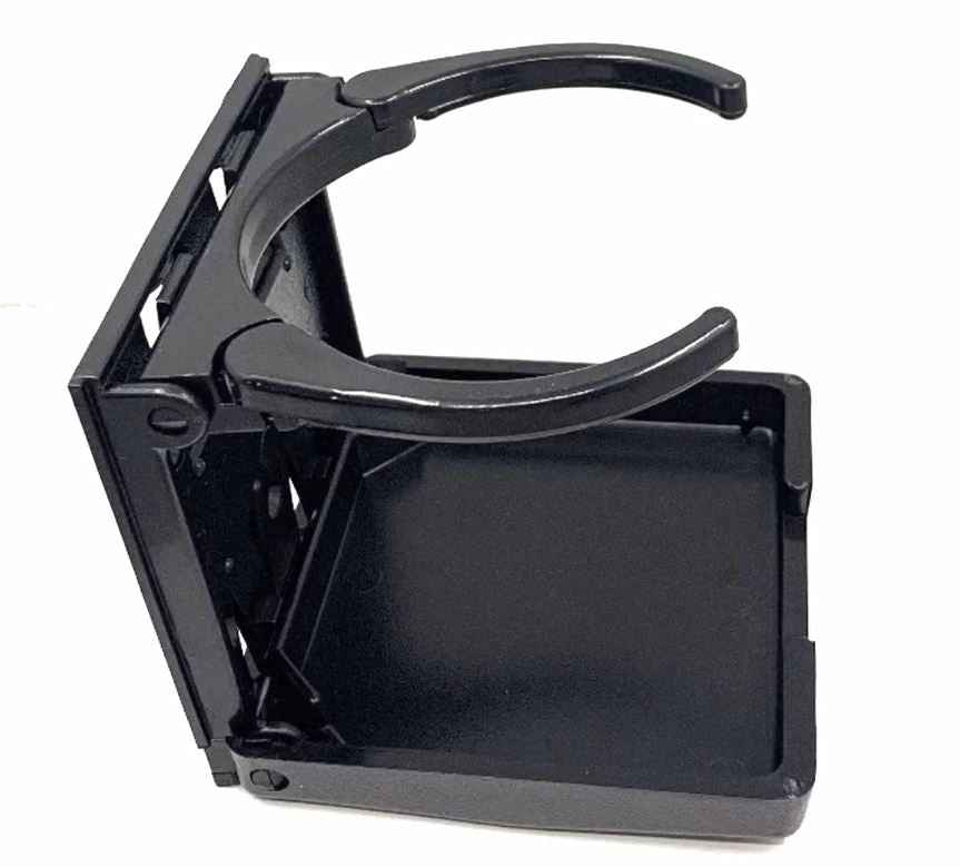 JR Products 45619 Black Folding Adjustable 44-fl-oz Cup Holder