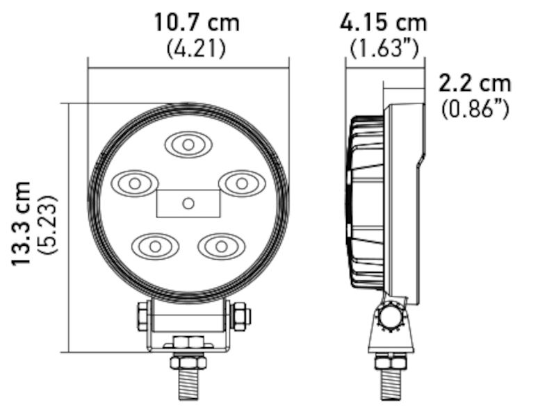 Hella 357108001 ValueFit ECO LED Work Lamp