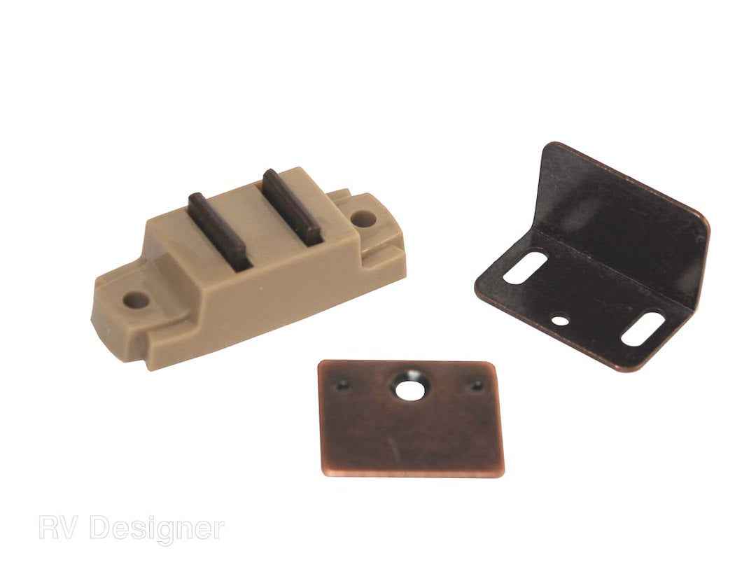 RV Designer H210 Brown 1-1/8-Inch Magnetic Cabinet/Drawer Catch