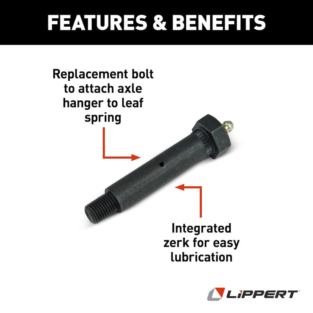 Lippert Components Leaf Spring Shackle Bolt (126197)