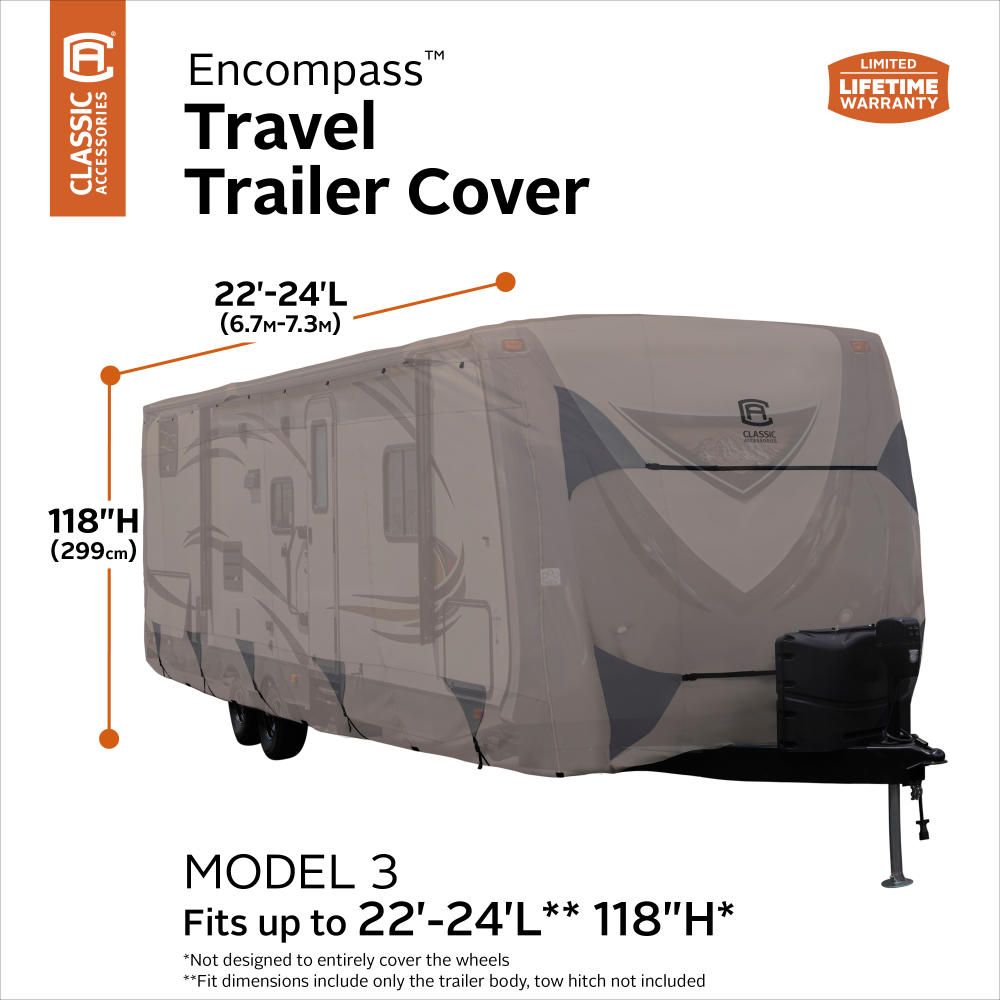 Classic Accessories 80-487-162401-Rt Travel Trailer Cover - image 2