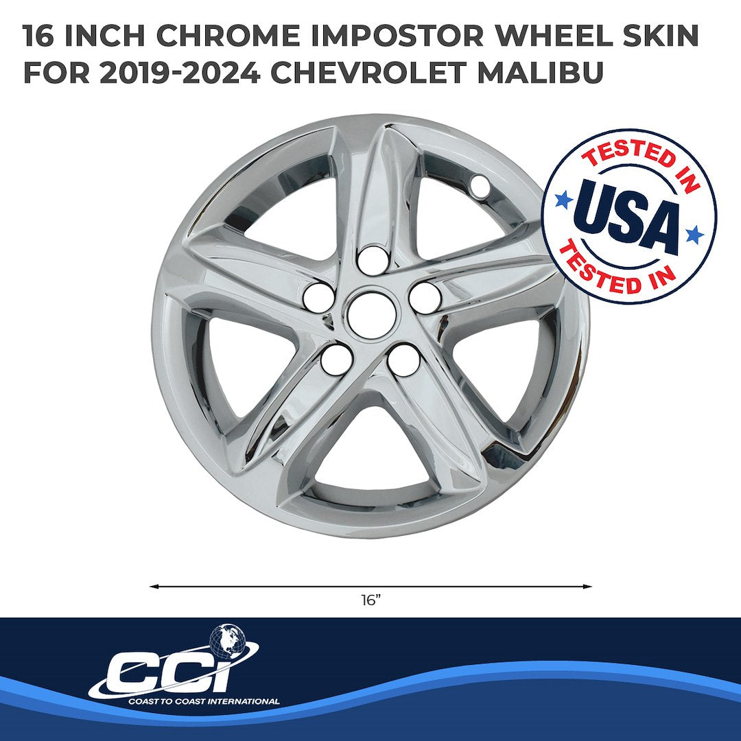Coast To Coast IMP464X Malibu 16-Inch Impostor Chrome Cover - image 3